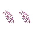 thumbnail image 4 of Transemion Glitter And Exquisite Stickers For Amazing Home Decor With Butterflies Various LK12 Rose Red 2Set, 4 of 6
