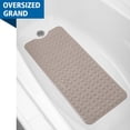 thumbnail image 1 of Mainstays Oversized PVC Tub Mat for Inside Bathtub or Shower, 39.5" x 15.8", Taupe, 1 of 5