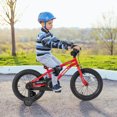 thumbnail image 2 of Costway Vélo pour Enfant de 16 Pouces pour 4 à 7 Ans avec Selle Ajustable et Guidon Antidérapant Rouge, 2 of 10