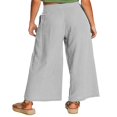 thumbnail image 2 of Women‘s Single Breasted High Waist Trousers in Solid Color with Wide-Leg Design, 2 of 5