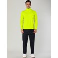 thumbnail image 3 of INSPIRE CHIC Men's Pullover Turtle Neck Long Sleeves Stretchy Slim Fit Tops, 3 of 7