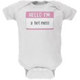 thumbnail image 1 of Halloween Hello I'm a Hot Mess Soft Baby One Piece, 1 of 1
