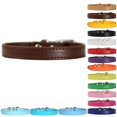 thumbnail image 2 of Faux Leather Collar Metal Buckle Pet Collar Adjustable Pet Collar for Small Dogs, 2 of 10