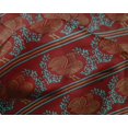 thumbnail image 4 of oneOone Silk Tabby Fabric Stripe|Leaves & Hen Block Printed Craft Fabric BTY 42 Inch Wide, 4 of 4