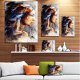 thumbnail image 4 of Design Art - Woman with White Horse Eagles, 4 of 4