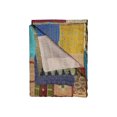 thumbnail image 1 of KANTHA SILK THROW BLANKET 50"X70", 1 of 1