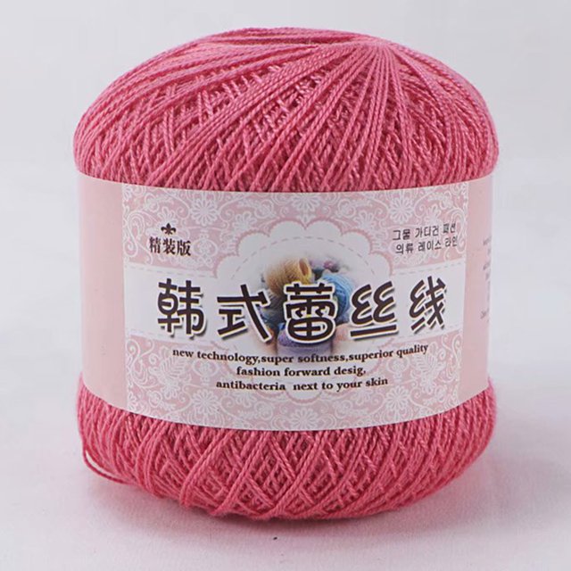 Wzzjkit Yarn for Crocheting Multicolor Lace Thread DIY Woven Mercerized Baby Fine Thread Crochet Yarn for Crocheting & Knitting, Gift Beginners and Adults, Yarn