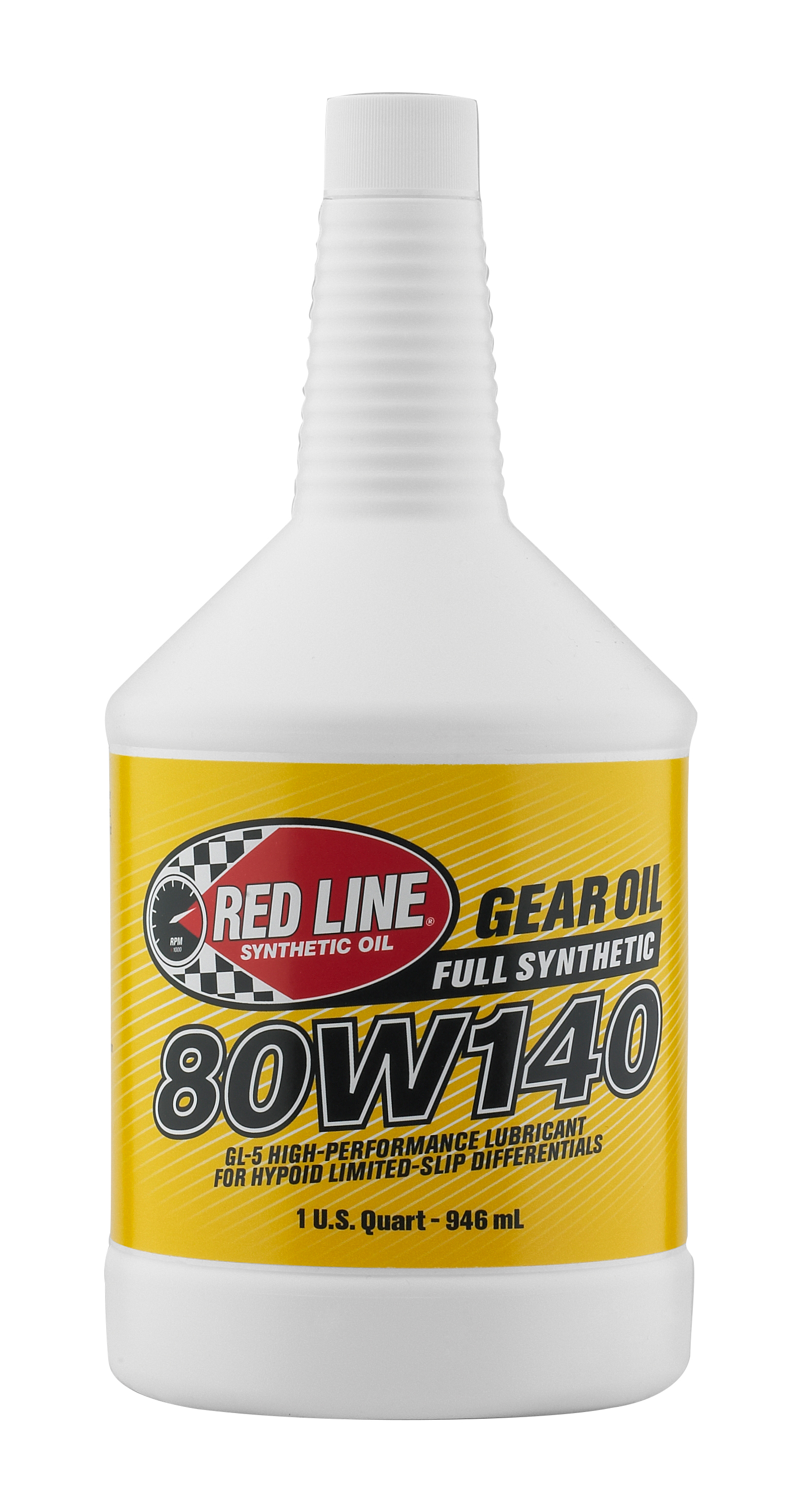 Red Line Oil 58104 Gear Oil  Single; 1 Quart Bottle; 80W-140; Synthetic