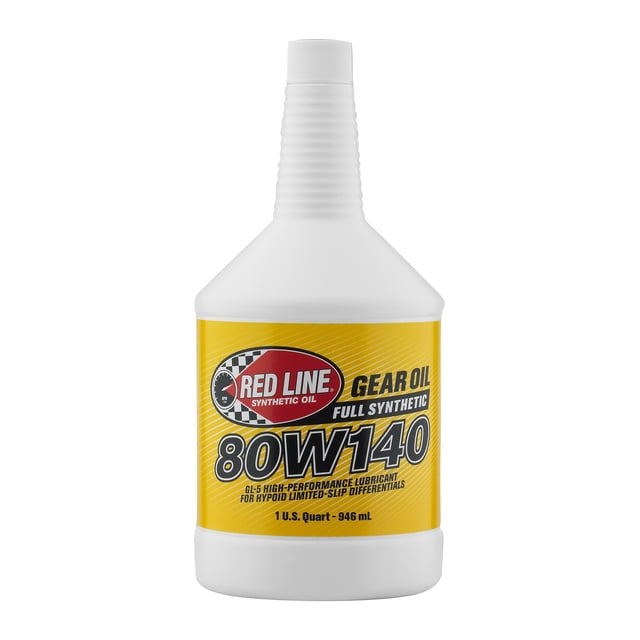 Red Line Oil 58104 Gear Oil Single; 1 Quart Bottle; 80W-140; Synthetic