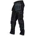 thumbnail image 1 of Mens Construction Cordura Knee Reinforcement WorkWear Trousers Utility Work Pant, 1 of 2