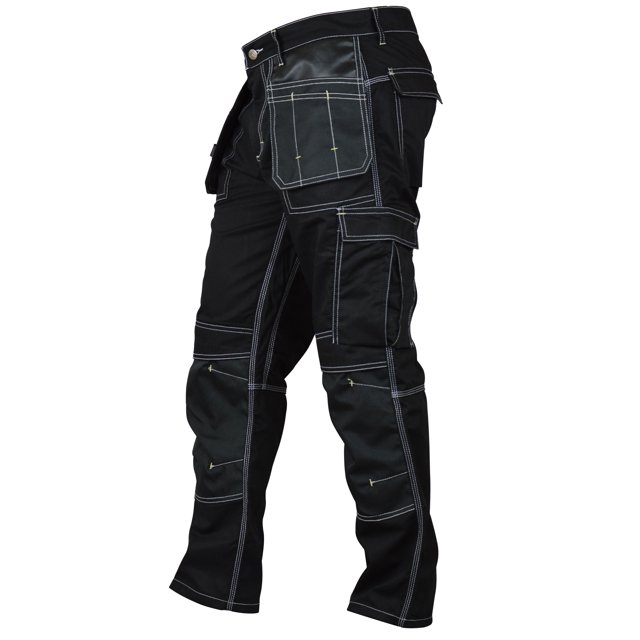 Mens Construction Cordura Knee Reinforcement WorkWear Trousers Utility Work Pant