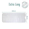 thumbnail image 3 of Babyworks™ Total Tub Bath Mat - Transparent, 39.4 x 15.7 inches and made from Polyvinyl Chloride, 3 of 7