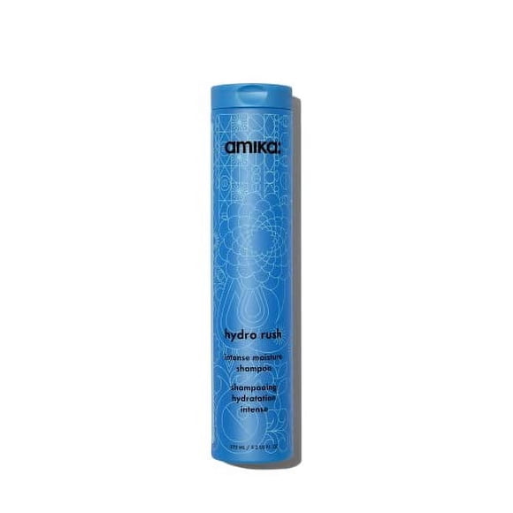 Hydro Rush Intense Moisture Shampoo with Hyaluronic Acid, 275ml | amika