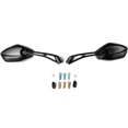 thumbnail image 3 of Krator Universal Black Motorcycle Mirrors Compatible with Kawasaki Vulcan Classic Custom 900, 3 of 4