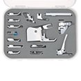 thumbnail image 1 of Graflsoa 15-Piece Universal Sewing Machine Presser Foot Kit with Storage Box for Low Shank Machines - Compatible with Brother, Singer, Janome, and More, 1 of 6