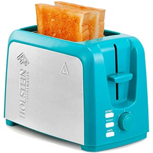 Holstein Housewares 2-Slice Toaster, Teal with 7 Browning Control Settings