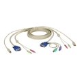 thumbnail image 1 of Black Box ServSwitch DT Pro II Cable - Keyboard / video / mouse (KVM) cable - 6 ft - for ServSwitch DT Pro II, DT Pro II KVM Switch Kit, 1 of 1