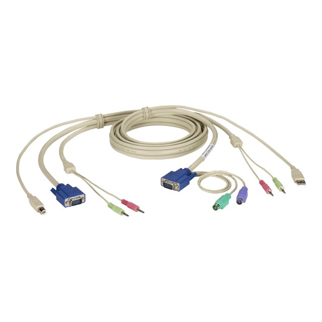 Black Box ServSwitch DT Pro II Cable - Keyboard / video / mouse (KVM) cable - 6 ft - for ServSwitch DT Pro II, DT Pro II KVM Switch Kit