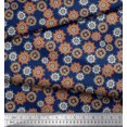thumbnail image 3 of Soimoi Rayon Fabric Flower Artistic Print Fabric by The Yard 42 Inch Wide, 3 of 3