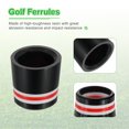 thumbnail image 3 of Uxcell Golf Ferrules 0.370 Inch ID, 4 Pack Tapered Golf Club Ferrules Multi-Rings Iron Ferrule Rings, Red, 3 of 7
