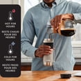 thumbnail image 3 of Tasse de voyage en acier inoxydable Contigo Byron 2.0 avec couvercle et poignée SNAPSEAL, 591 ml (20 oz), sucre brun, 3 of 6