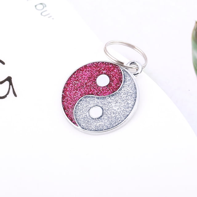 Agiferg Pet Print Cute Mini More Diamond Dog Cat ID Name Tags Pet Jewelry Necklace
