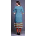 thumbnail image 4 of Bimba Robes Tuniques Droites Imprimées pour Femmes Vêtements Indiens Imprimés, 4 of 5