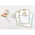 thumbnail image 4 of Inkdotpot 30Jungle Animals Baby Shower Invitation Cards Gender Neutral Fill In Blank Invites, 4 of 7