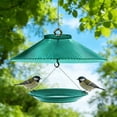 thumbnail image 4 of Plastic Rain Cover for Bird Feeder, Weather Proof Hanging Protective Shield, Transparent Sun and Snow Guard, for Outdoor Courtyard Garden Use, 4 of 6
