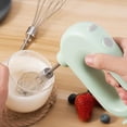 thumbnail image 3 of Yeacher Electric Egg Beater Handheld Mixer Food Beater Whisk with 4 Speed for Baking Cake Egg Cream Upright Wireless Hand Mixer Electric, 3 of 8
