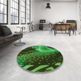 thumbnail image 4 of Ahgly Tapis Rectangulaire Lavable en Machine Intérieur Transitionnel Vert Forêt Foncé, 3 Pieds x 5 Pieds, 4 of 7