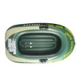 thumbnail image 1 of PVC Summer Fun Boat, Inflatable PVC Canoe with 3 Chambers and Double Valves Great Addition for Lakes Beaches or Rivers, 1 of 7