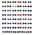 thumbnail image 4 of tredstone Cravate Formelle à Motif Coloré pour Hommes Adulte Homme Affaires Réunion Mariage Fil Polyester Nœud Papillon, 4 of 8