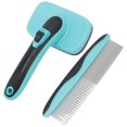 thumbnail image 2 of Kit de Brosse pour Animaux de Compagnie, Processus de Perle d'Aiguille d'Acier Inoxydable Favorisent la Circulation Sanguine Brosse Slicker de Chien pour la Maison, 2 of 8