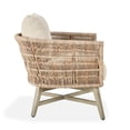 thumbnail image 4 of Pemberly Row Outdoor Solid Wood Accent Chair in Natural Tone, 4 of 7