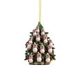 thumbnail image 1 of Binwennn Easter Decorations Christmas Tree Penguin Acrylic 2D Pendant Christmas Pendant Christmas Tree Shape Penguin Pendant Christmas Acrylic Pendant New Year Pendant, 1 of 4