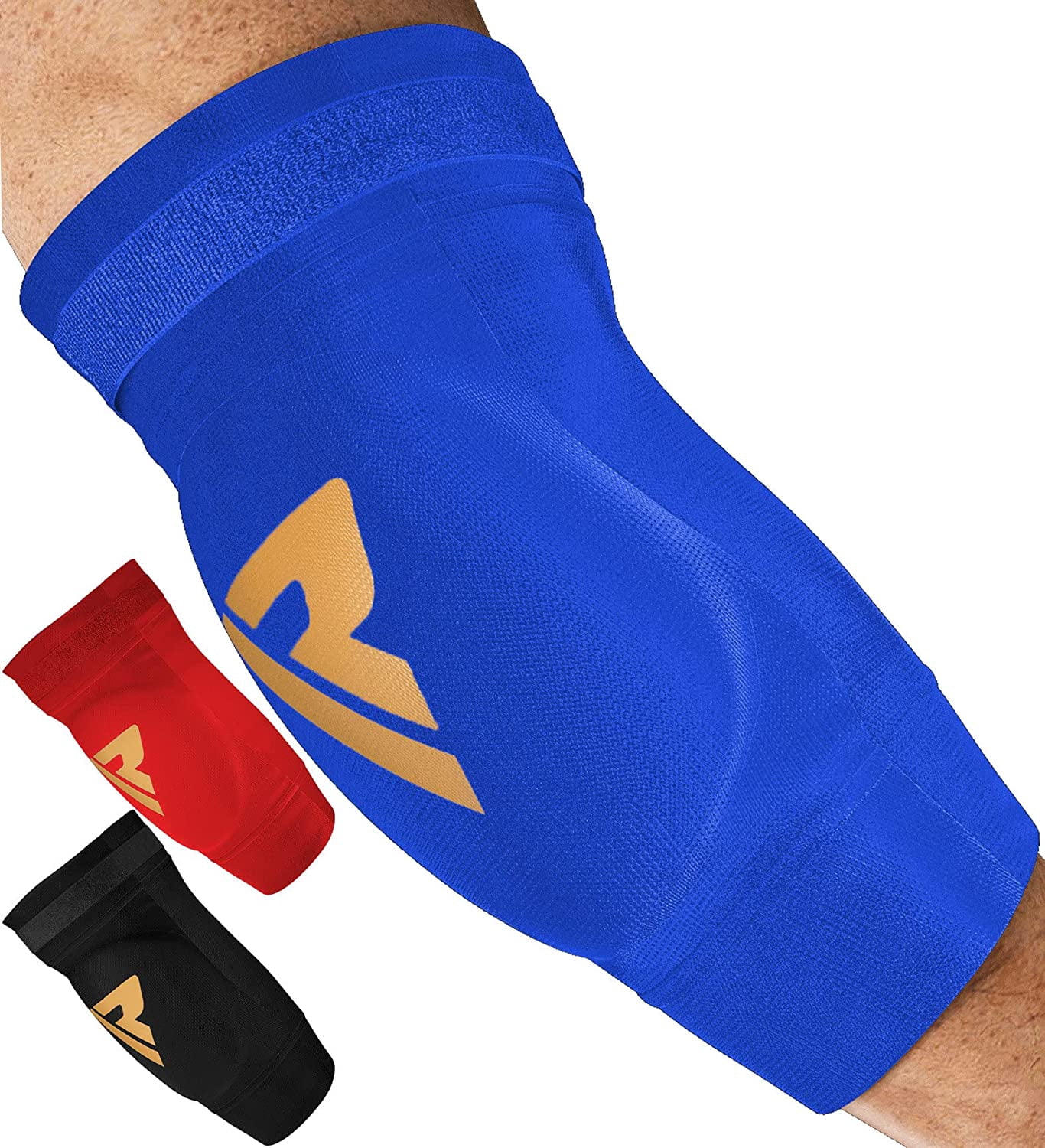 RDX MMA Elbow Brace Elbow Support Arm Brace Elbow Sleeve Equate Adjustable Elbow Support, Blue
