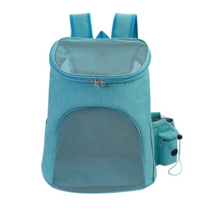 Sac à dos pour chiens pour petits chiens Carrier pliable pour petits animaux, sac de voyage pour animaux de compagnie avec poches en mesh respirantes, un sac de transport pour les randonnées et le camping