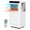 White(with Heater), variant on Garvee 10,000 BTU Portable Air Conditioner, 3-In-1 AC Unit W/ Cooling, Dehumidifier & Fan, Cools to 450 Sq.ft., White & Black