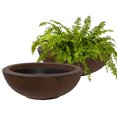 thumbnail image 1 of Sunnydaze Weather-Resistant Polyresin Double-Walled Percival Outdoor Flower Pot Planter - 20.75" - Rust - 2pk, 1 of 10