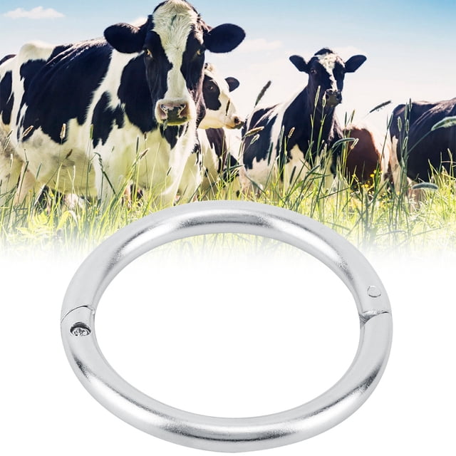 Livestock Nose Ring, Easy To Use Bull Nose Ring, High Practical Performance Cattle Nose Husbandry For Farm Cow