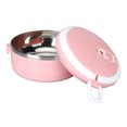 thumbnail image 4 of Khall Boîte à Lunch Thermique Empilable pour Aliments Chauds, Boîte Isolée, Boîte à Lunch Ronde en Acier Inoxydable 304, Contenants Alimentaires Scellés, Boîte à Lunch Isolée Thermique, Boîte à Lunch Thermique en Acier Inoxydable, 4 of 8