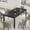 Noir, variante sur BeesClover Table à Manger Longue pour 6 Personnes, Grande Table de Cuisine Rectangulaire en Bois avec Pieds en Métal Robustes, Table de Salle à Manger Industrielle Moderne avec Coin Arrondi