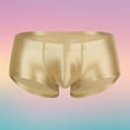 thumbnail image 1 of Men's Underwear Breathable Sheer Shiny Low Rise Briefs for Daily Comfort and All-Season Wear, 1 of 3