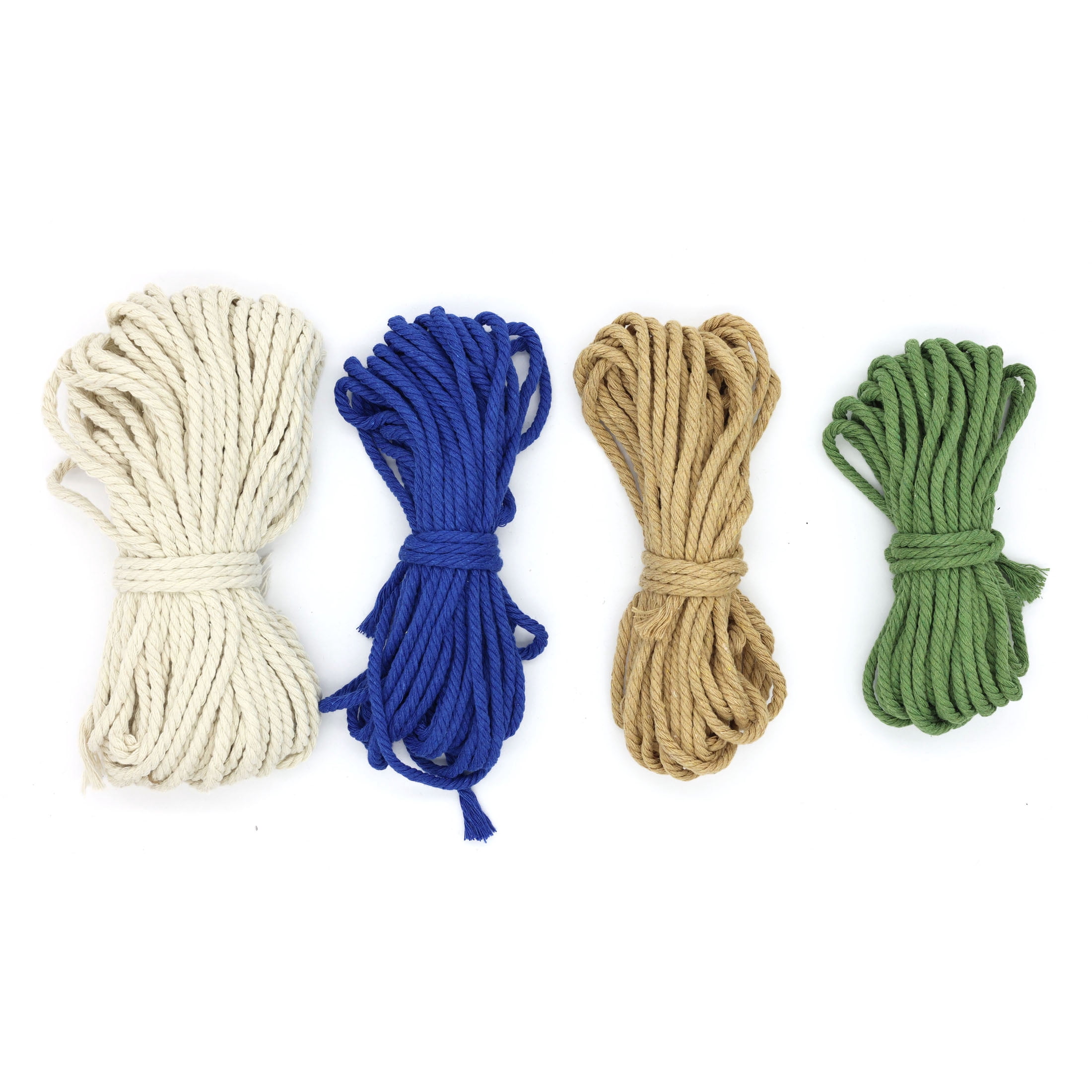 UNIQUE CREATIV CRAFT Macramé Coaster Kit - Multi-Colour, 3 pcs, Age 8+, Beginner, 15.5 cm (6.1 in)