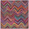 thumbnail image 4 of Safavieh Nantucket Pink Contemporary Rug - Square 8', 4 of 5
