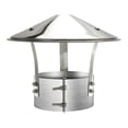thumbnail image 1 of Siruishop Couvercle de Cheminée Extérieur Maison Protection contre la Pluie Couvercle de Toit Diamètre 15cm, 1 of 8