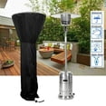 thumbnail image 1 of ShieldMaster, Housse de Chauffage de Patio Universelle, Tissu Oxford 600D, Imperméable et Résistant aux Uv, Cordon de Serrage Réglable, Évent, Installation Facile - 226*85*48Cm, 1 of 7