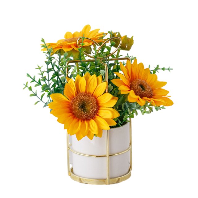 Xingzhi Simulation Flower Set Elegant Long-lasting Durability Wide Range Of Uses sunflowers 1Set