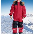 thumbnail image 2 of Kids Ski Jacket Girls Kids Girls Boys Colorful Siamese Snowsuits Ski Suits Jackets Winter Jumpsuits, 2 of 9